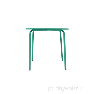 Mesa dobrável infantil quadrada de metal 48cm